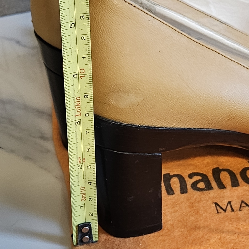 Chanel Cognac Colored Women's Shoes - Size 10 - Picture 7 of 9